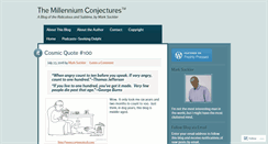 Desktop Screenshot of millenniumconjectures.com